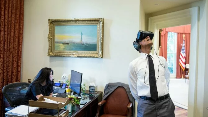 Obama realidad virtual
